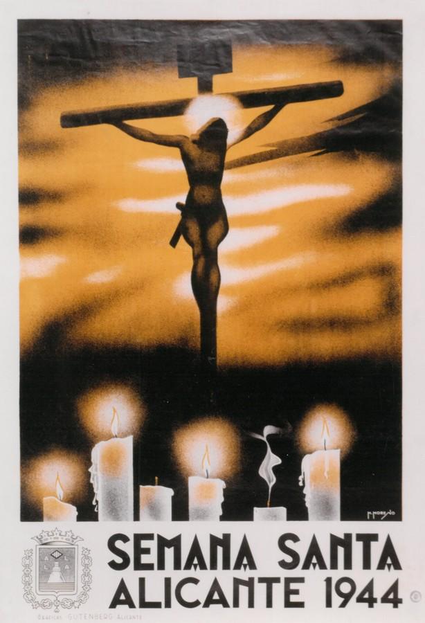 Cartel de la Semana Santa de Alicante de 1944