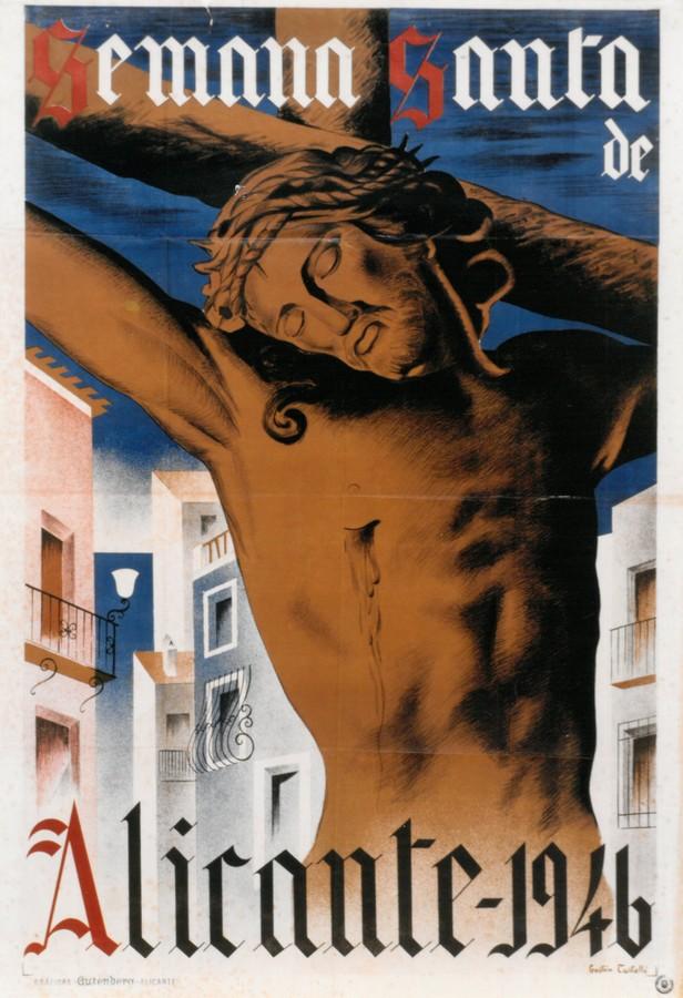 Cartel de la Semana Santa de Alicante de 1946