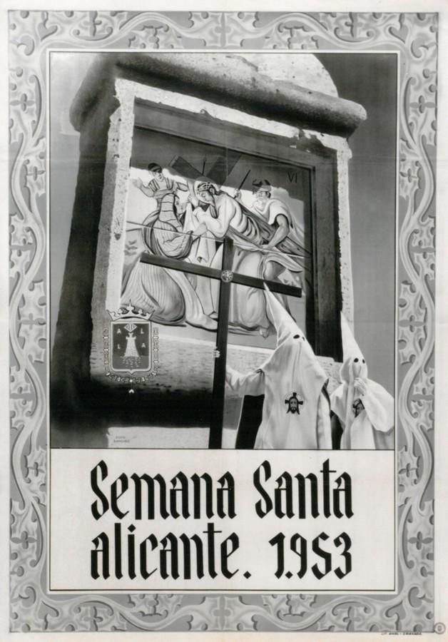 Cartel de la Semana Santa de Alicante de 1953