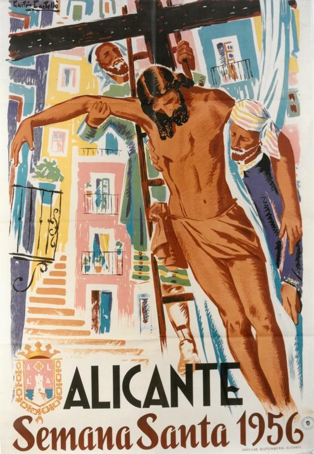 Cartel de la Semana Santa de Alicante de 1956