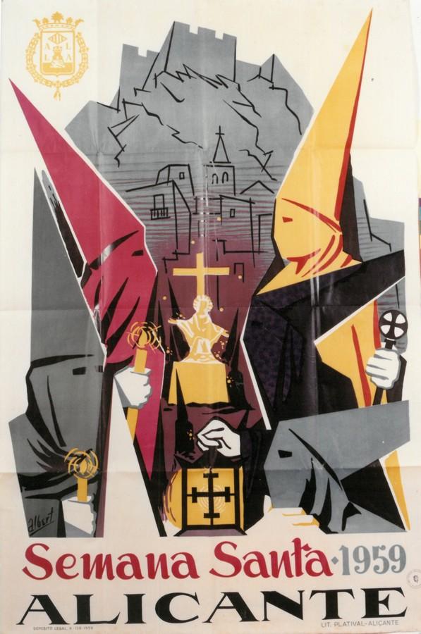 Cartel de la Semana Santa de Alicante de 1959