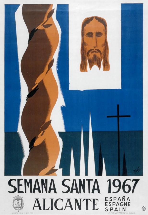 Cartel de la Semana Santa de Alicante de 1967