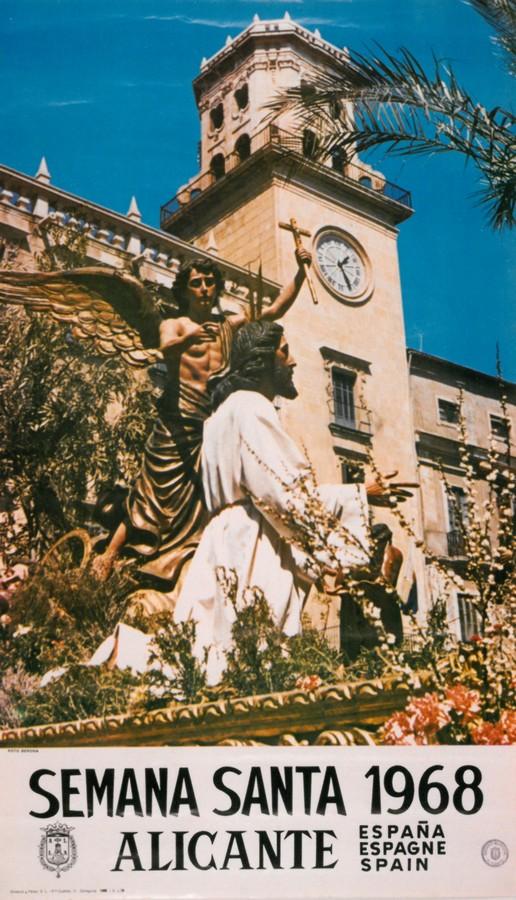 Cartel de la Semana Santa de Alicante de 1968