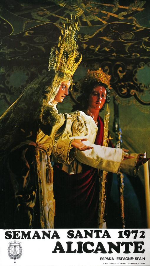 Cartel de la Semana Santa de Alicante de 1972