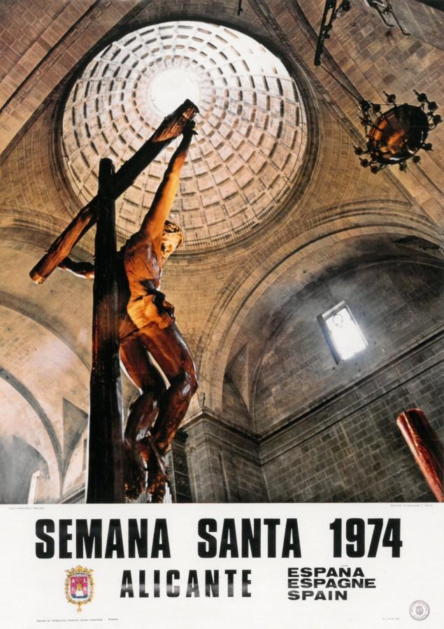 Cartel de la Semana Santa de Alicante de 1974
