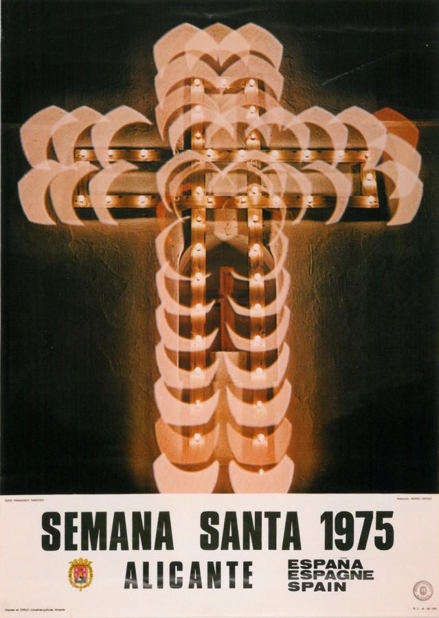Cartel de la Semana Santa de Alicante de 1975