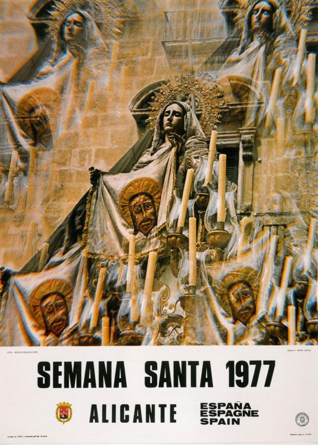 Cartel de la Semana Santa de Alicante de 1977