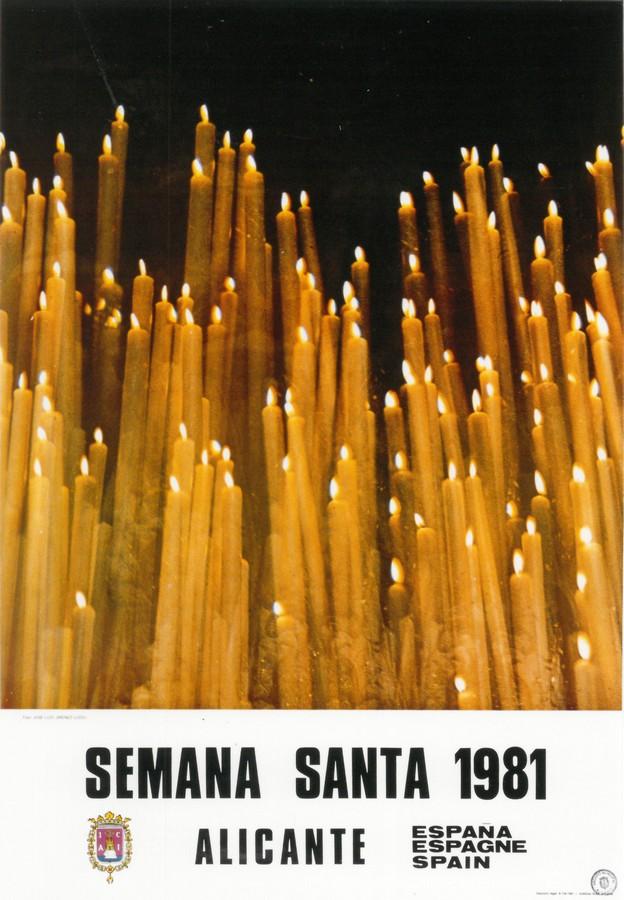 Cartel de la Semana Santa de Alicante de 1981
