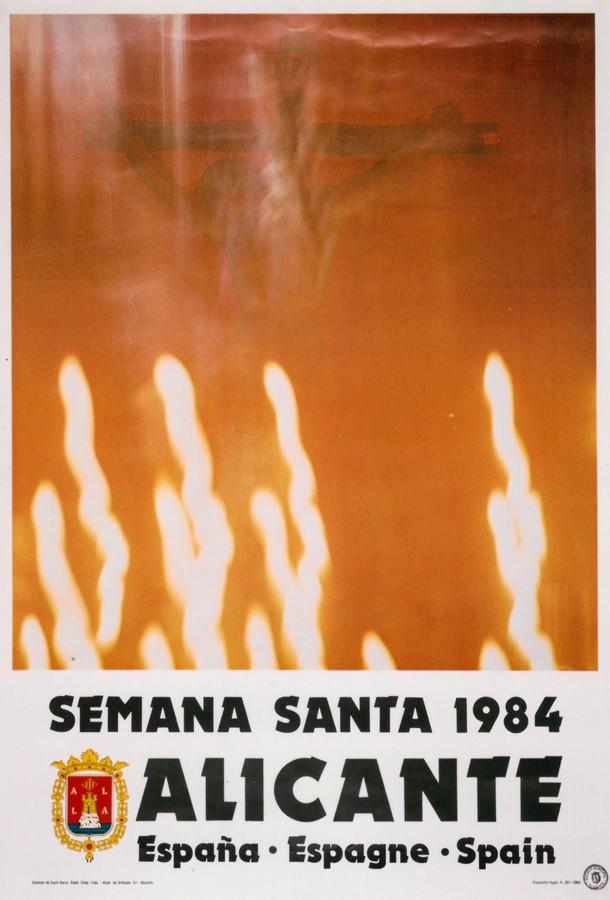 Cartel de la Semana Santa de Alicante de 1984