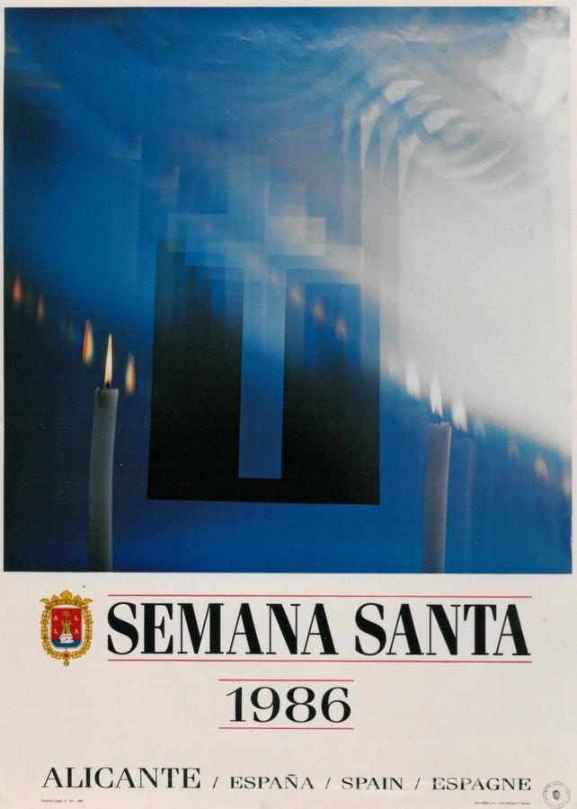 Cartel de la Semana Santa de Alicante de 1986