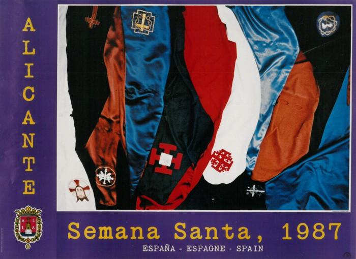 Cartel de la Semana Santa de Alicante de 1987