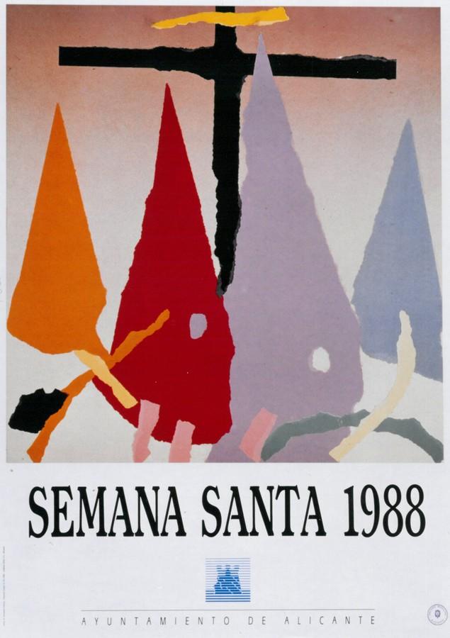 Cartel de la Semana Santa de Alicante de 1988