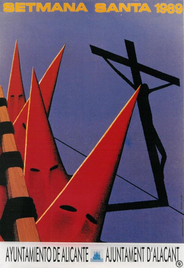 Cartel de la Semana Santa de Alicante de 1989
