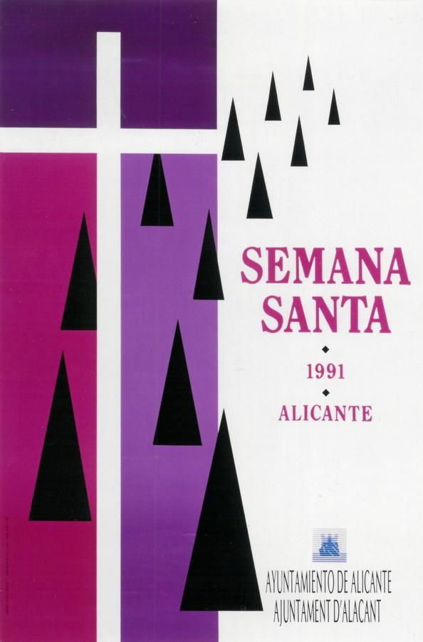 Cartel de la Semana Santa de Alicante de 1991