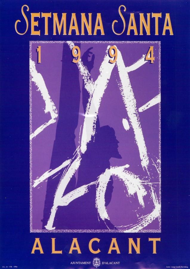 Cartel de la Semana Santa de Alicante de 1994