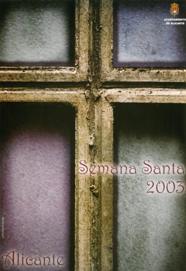 Cartel de la Semana Santa de Alicante de 2003